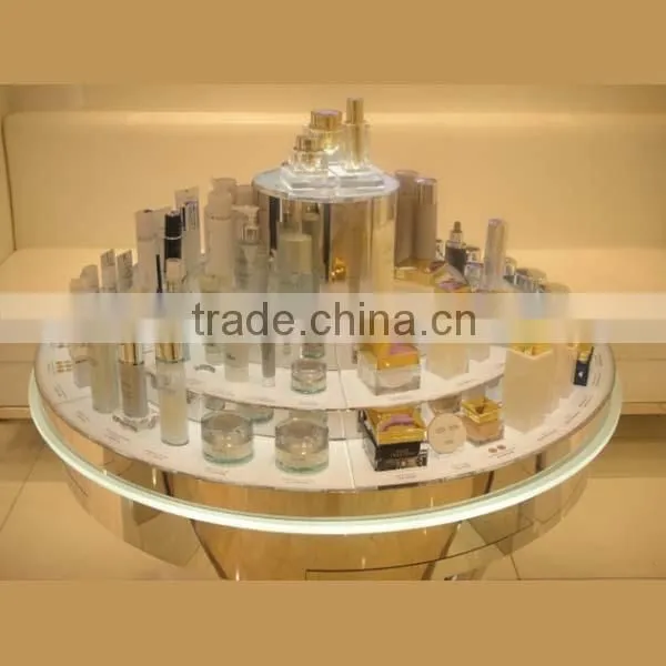 2015 new makeup foundation, professional, cosmetic point of sale display, acrylic cosmetic display