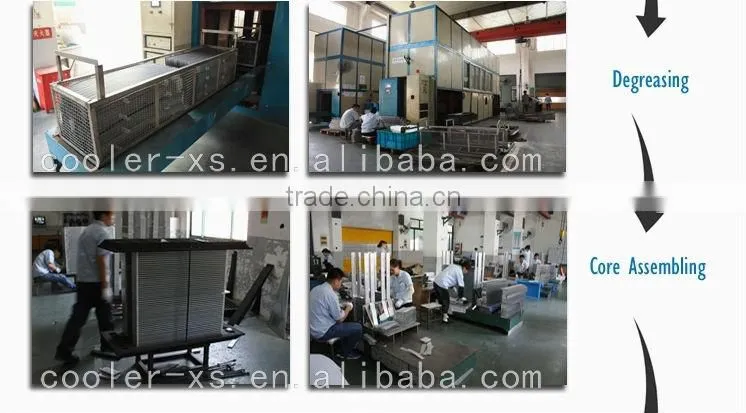aluminum high pressure industrial air-oil cooler