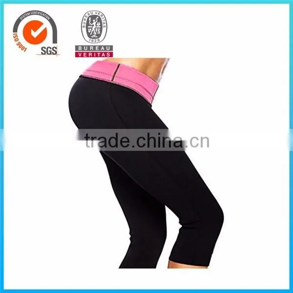 Neoprene slimming long pants fitness capri pants