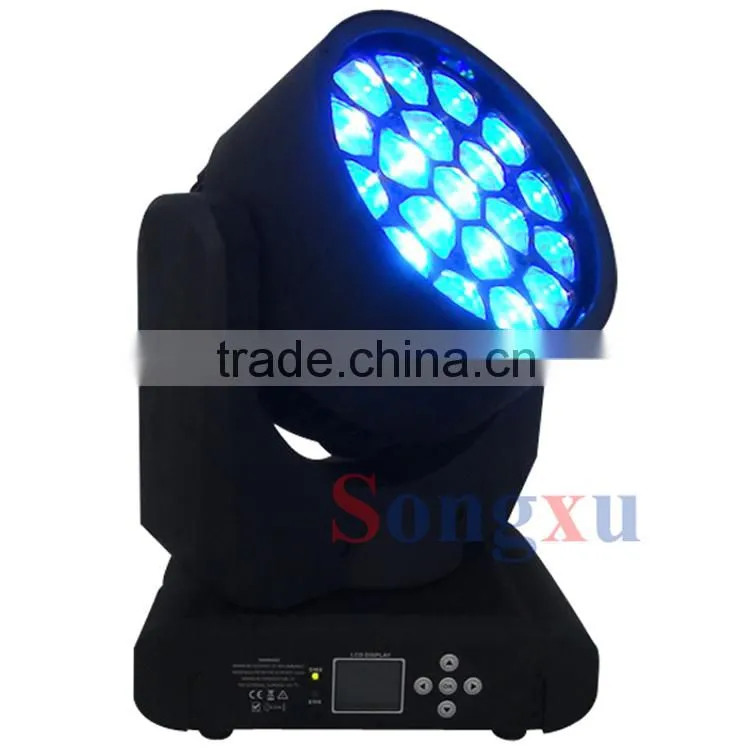 hot 19x12w rgbw 4in1 hawkeye moving head led stage light bee eye light
