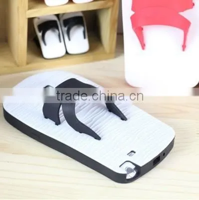 2013 Newest Slipper Style Silicone Lighter Funny Mobile Phone Cases for Sumsung note2/n7100 "11"