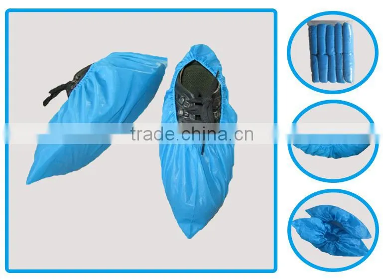 Medical disposable cpe shoe cover, cpe overshoes