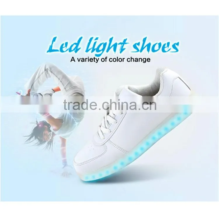 waterproof adult fashion led shoes strip flashing led shoes