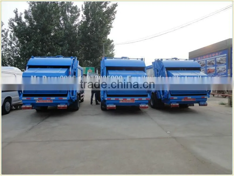 Dongfeng 4 ton municipal vehicle, waste compactor trucks, garbage compactor truck