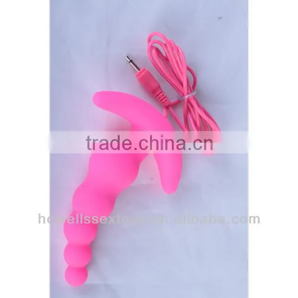 100% Pure Silicone Vibrating open sexy girl full photo Prostate Massager, Anal Plug for man