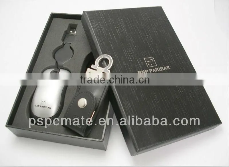 mouse usb flash drive 2 in 1 gift kit
