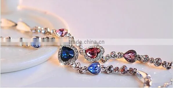 >>best selling trendy heart love bracelet/
