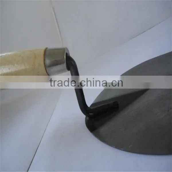 Multi-fuction tools,wooden handle bricklayer trowel,carbon steel blade tools