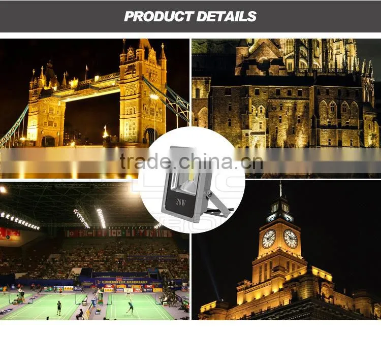 High lumen waterproof cob 20w tree led flood light