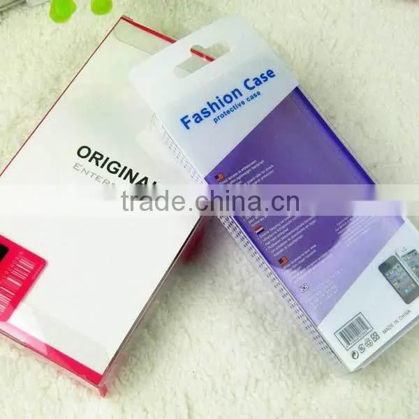 Newest transparent cheap high quality packaging best design iphone case box