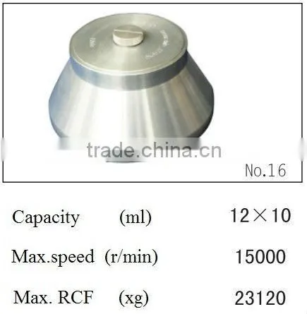 16600rpm High Speed angle rotor Lab Centrifuge TG16G