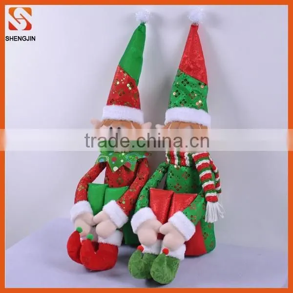 Hot sale factory direct sale cute christmas elf doll