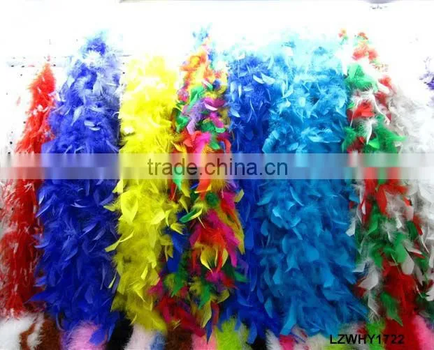 Fluffy turkey feather chandelle boa LZYJ02