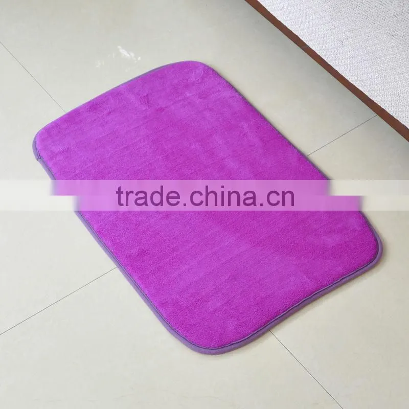 super soft coral fleece bathmat floor mat