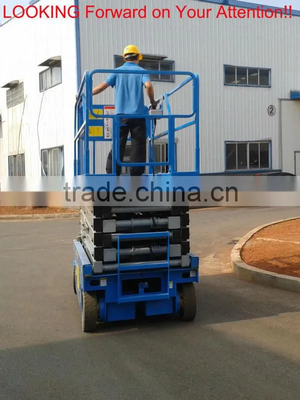 GTJZ12 Self-propelled scissor aerial work platform-electrical