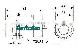 M30 transducer sensor FR30-10DN2 LJ30A3-10-Z/AX NPN cylinder proximity switch