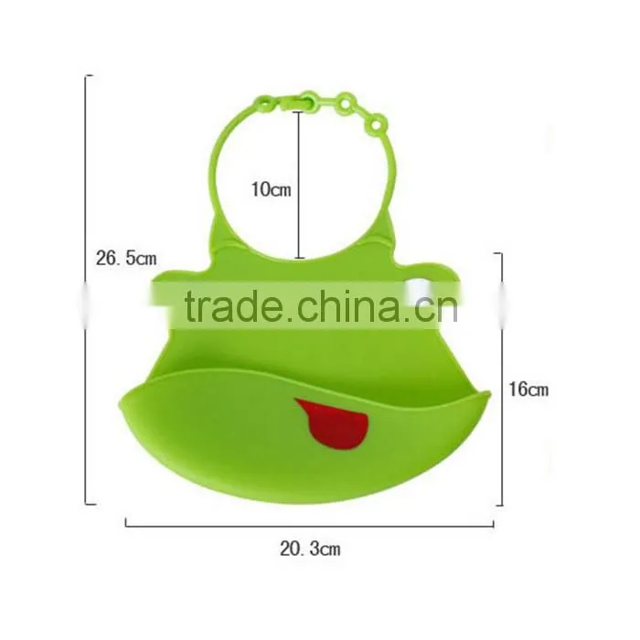 waterproof silicone baby feeding drool bibs