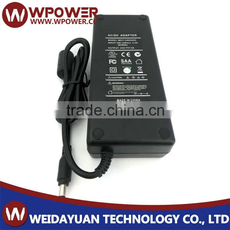 Desktop Adapter 24V 5A with KC certification