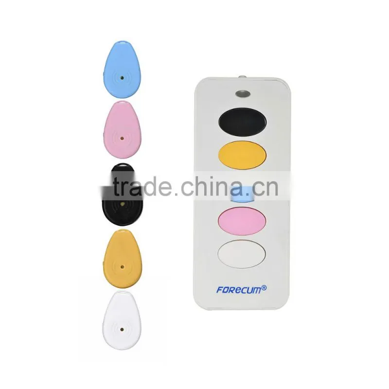 5-in-1 RF Locator Smart Key Finder With Led Light Remot Control Key Chain Sticker Key Finder