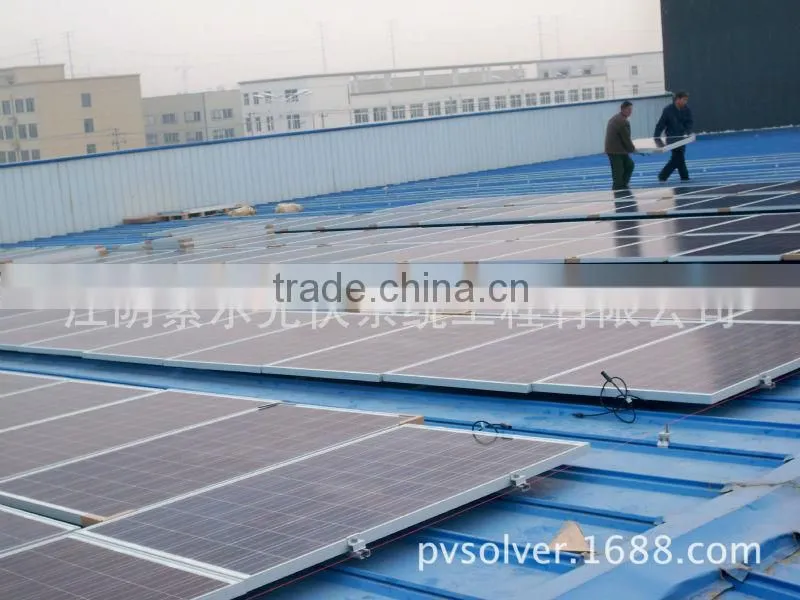aluminum pitched roof solar mounting pvsolver mounting brackets for tin roof