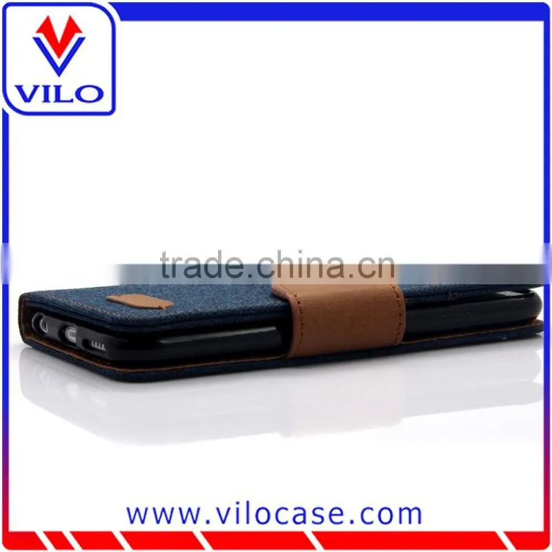 New products leather flip case for samsung galaxy e7