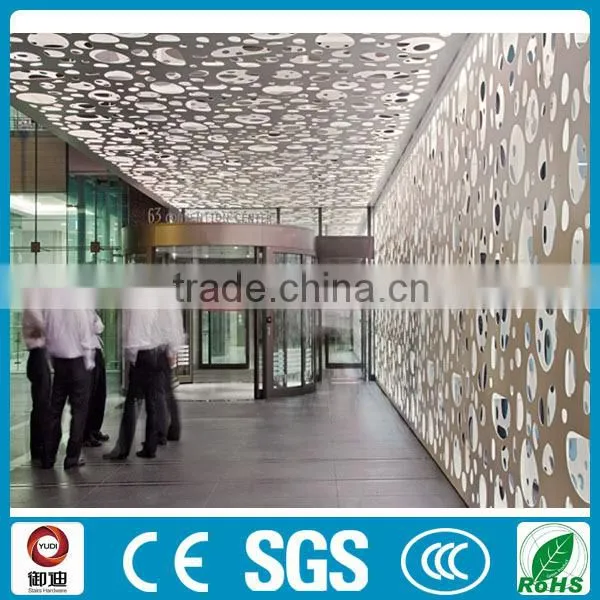 Hot sale laser cut soundproof room divider for commercial decoration