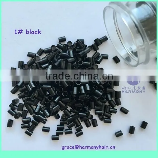 WHOLESALE STOCK straight copper micro ring 3.0x2.4x4mm non flared copper micro links 7 colors in stock