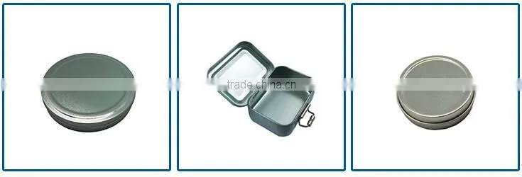 heart shaped small metal tin can box for wedding gift packing