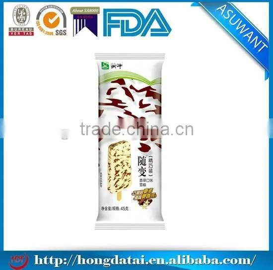 customized plastic foil bag for Ice cream frozen food