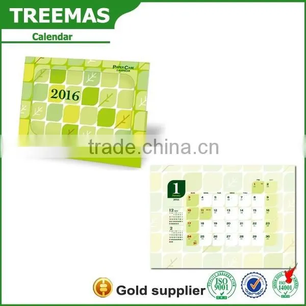 Custom design paper perfume calendar clocks for elderly christmas english china supplier