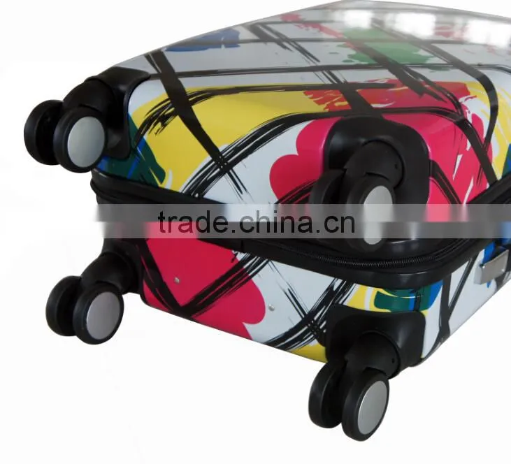 ABS Protective Cover Luggage With Removable Wheels For Teenage Trolley Luggage