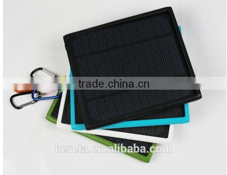 Newest style 30000mah dual usb portable solar panel power bank