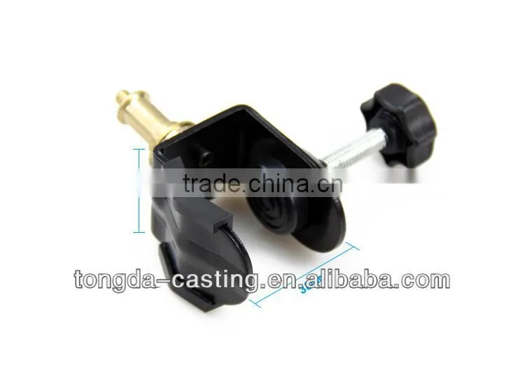Photographic clamp/ U tyep studio Clamp with 1/4 brass spigot nut for background backdrop stand