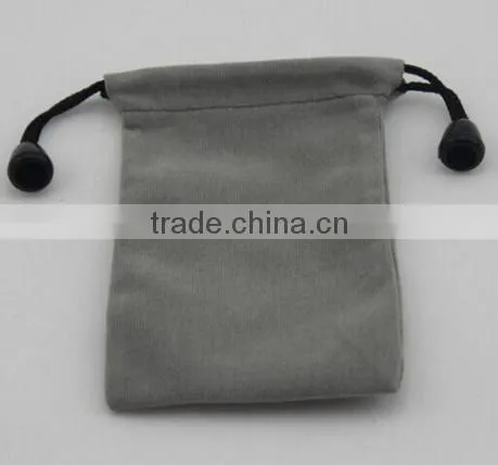Professional velvet drawstring bag made in china