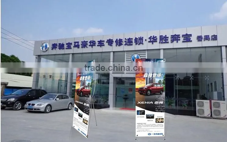 X-banner stand,adjustable, for display or exhibition