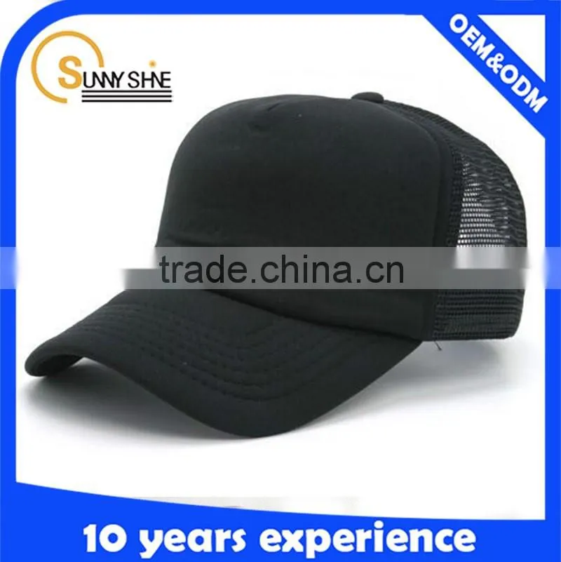 Custom Black Trucker Hats Wholesale High Quality Mesh Hats And Caps Men