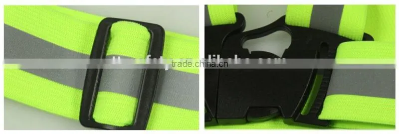high visible elastic adjustable reflecting safety belt motorcycle safety products
