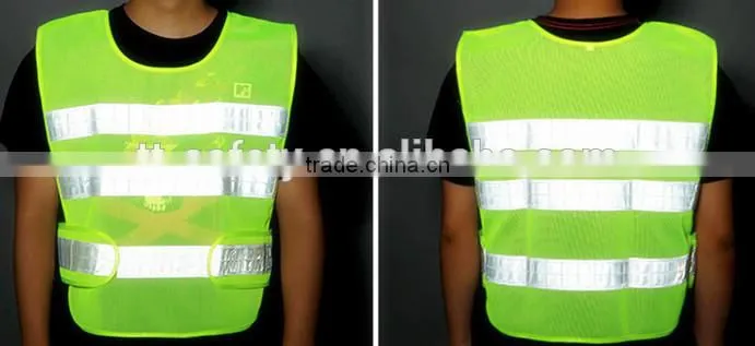 hot sell high visibility reflective car security vest car safety products