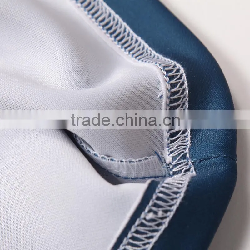 Full sublimation custom club blank 100% polyester dry fit rugby shirt