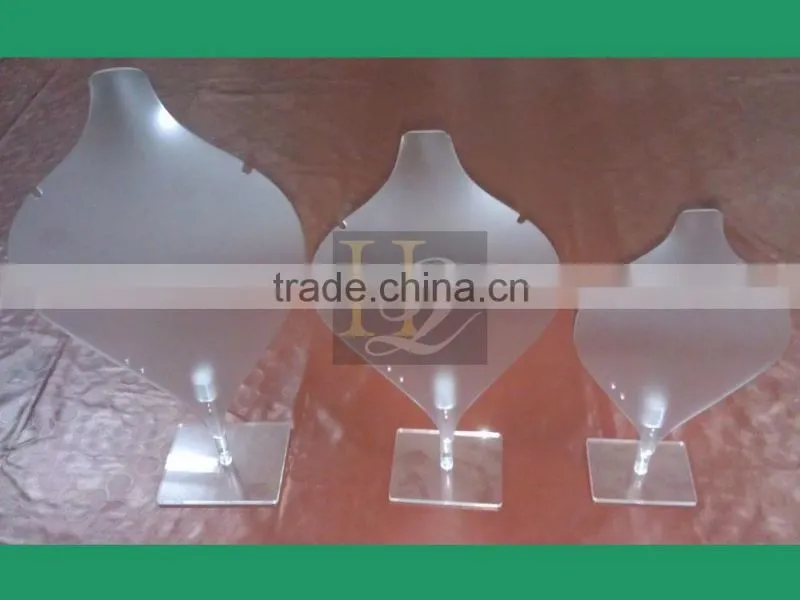fashion acrylic jewelry display stand/acrylic necklace display