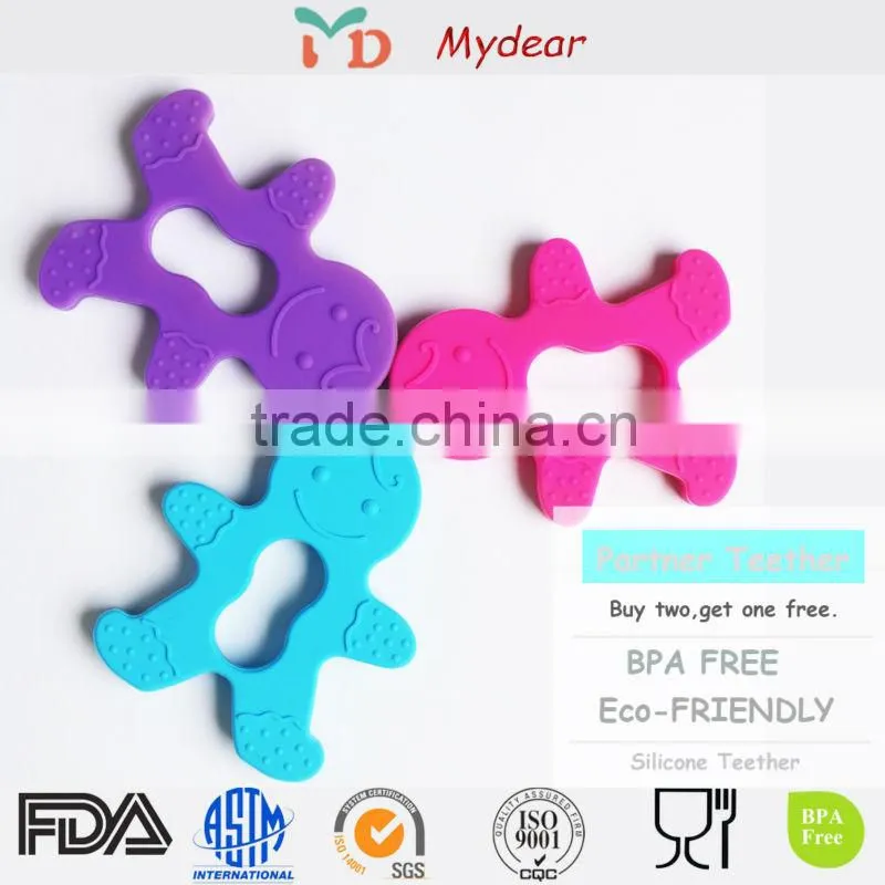 BPA Free Silicone Glow In the Dark Bead Necklace