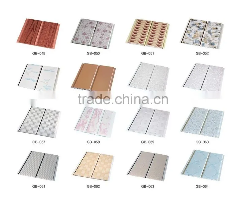 the latest design ceiling of pvc panel