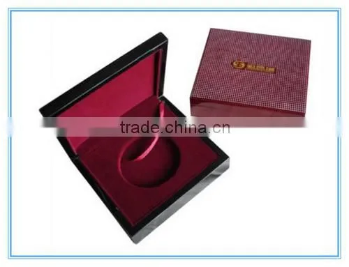 decorative large velvet power coin bank box/packaging