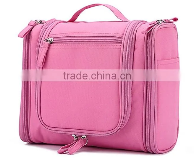 new travel toiletry wash cosmetic bag makeup storage case hanging grooming with handle