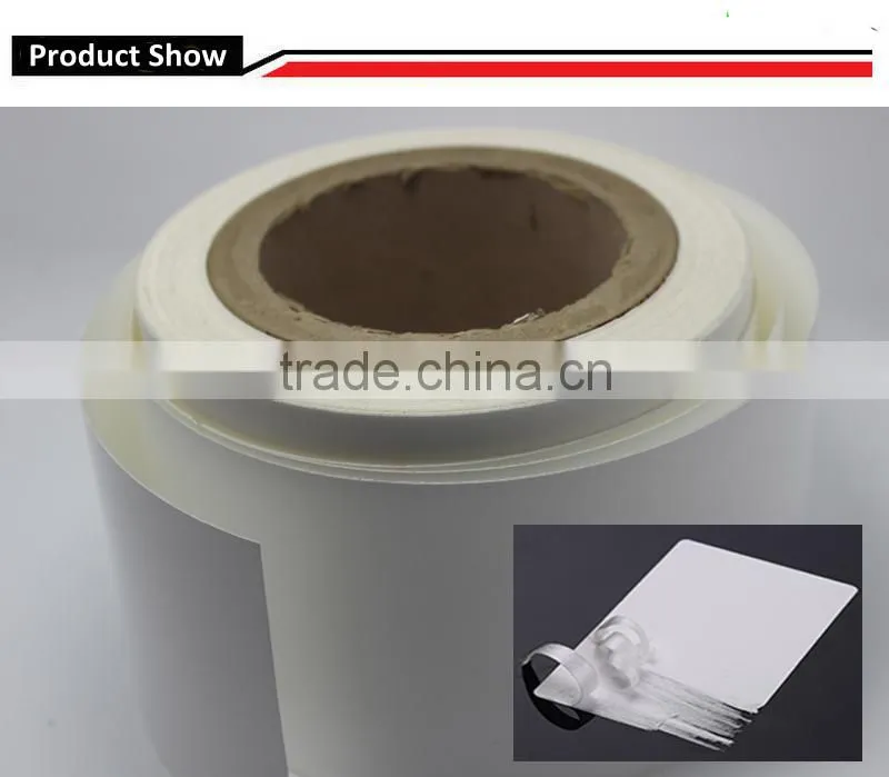 Foamtack label material /Co-extruded Ultra Destrucitlbe Vinyl Label