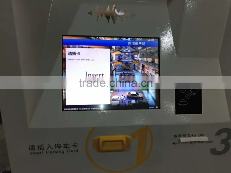 15 inch open frame capacitive touch industrial panel pc for pay station