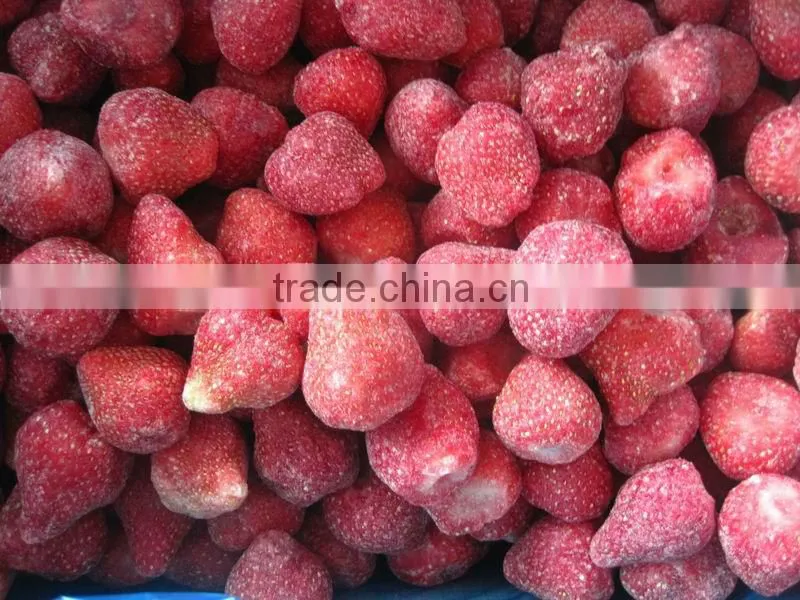 Plant of Frozen Fruits IQF Strawberry Diced