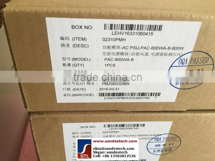 Huawei PAC-600WA-B for Huawei S6700-24-EI S6720-30C-EI-24S-AC S6700-48-EI