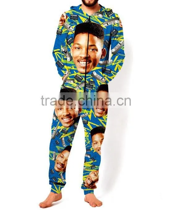 custom made adult print adult heated onesie