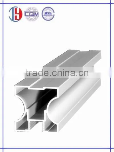 Purple Side Stile Aluminium Profile For Wardrobe Sliding Door